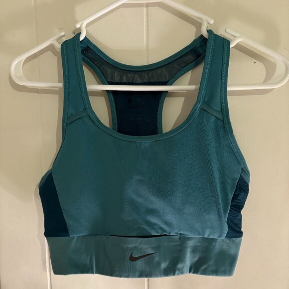 Teal Nike Sports Bra in Size Medium - Picture 1 of 2
